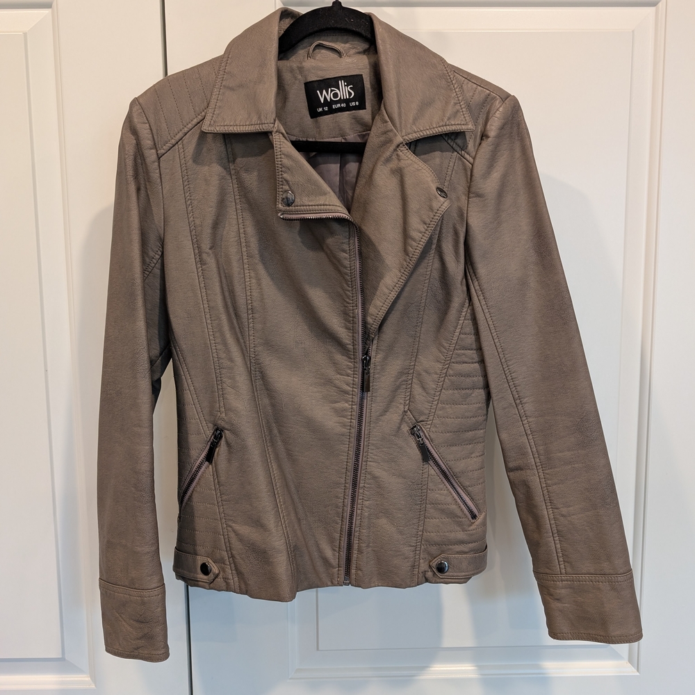 Wallis Women's Faux Leather Moto Jacket